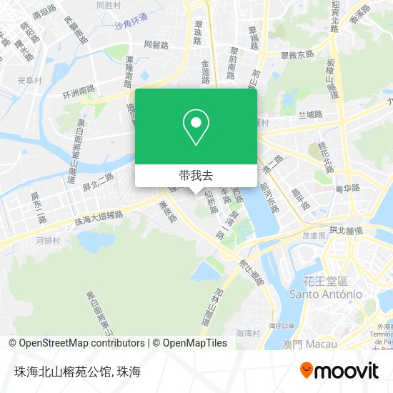 珠海北山榕苑公馆地图