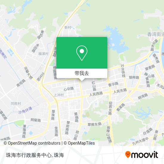 珠海市行政服务中心地图