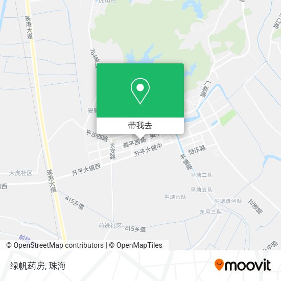绿帆药房地图