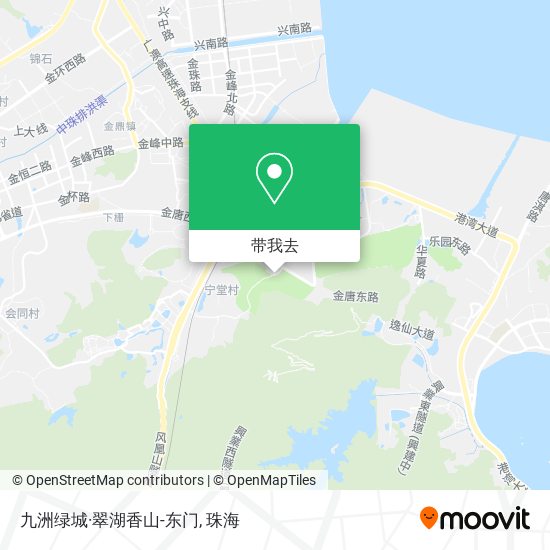 九洲绿城·翠湖香山-东门地图