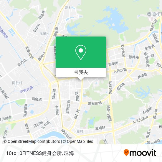 10to10FITNESS健身会所地图