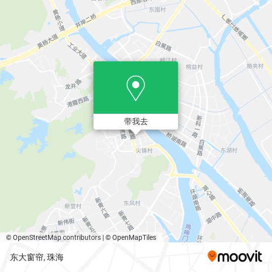 东大窗帘地图