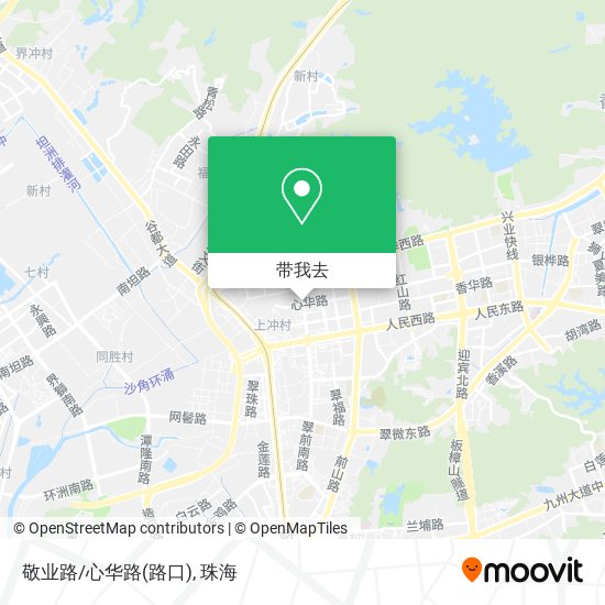 敬业路/心华路(路口)地图