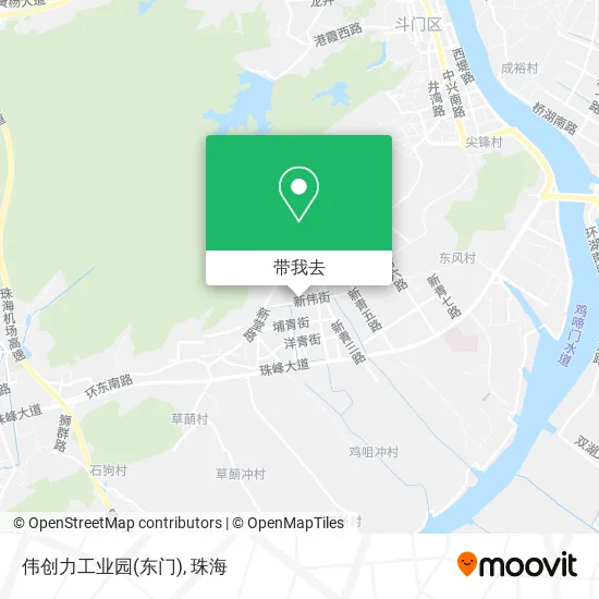 伟创力工业园(东门)地图