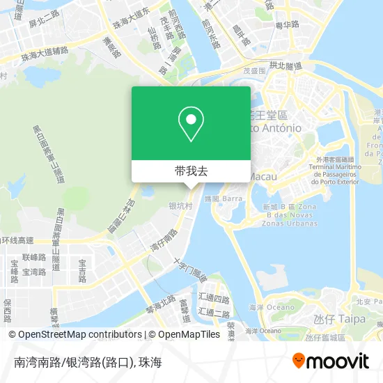 南湾南路/银湾路(路口)地图