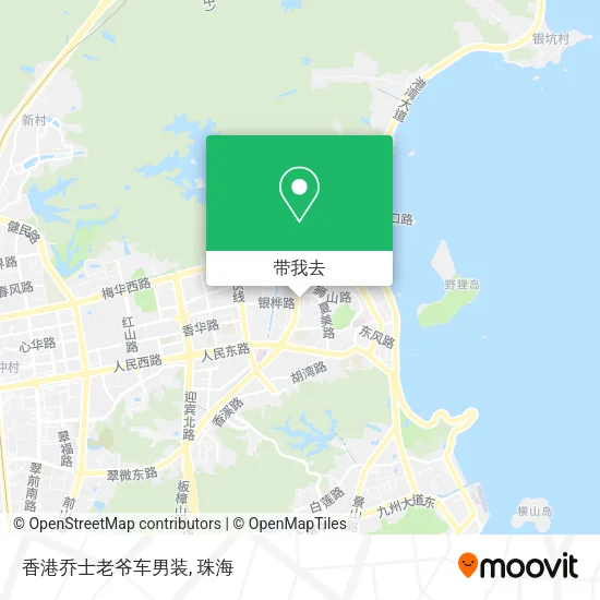 香港乔士老爷车男装地图