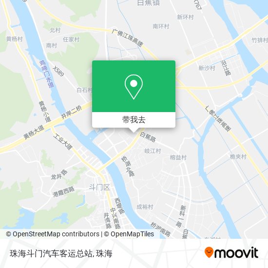 珠海斗门汽车客运总站地图