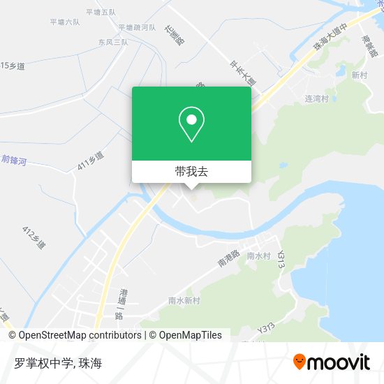 罗掌权中学地图
