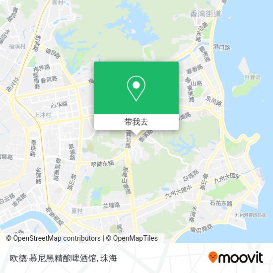 欧德·慕尼黑精酿啤酒馆地图