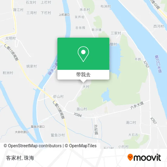 客家村地图