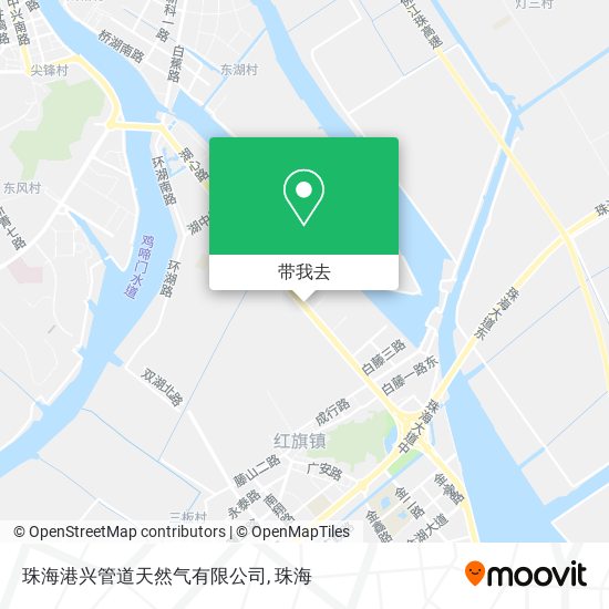 珠海港兴管道天然气有限公司地图