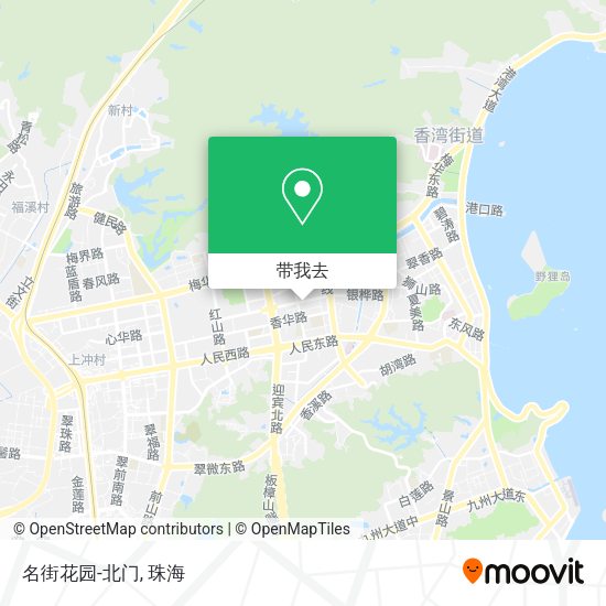 名街花园-北门地图
