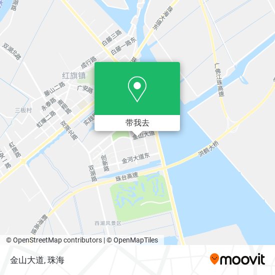 金山大道地图