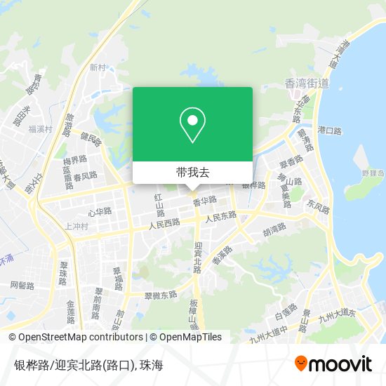银桦路/迎宾北路(路口)地图
