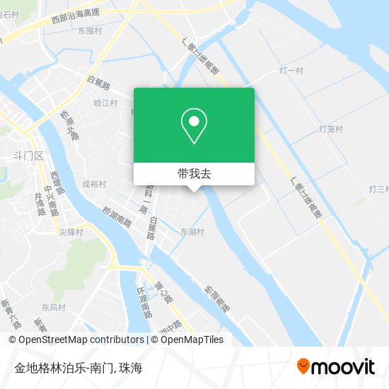 金地格林泊乐-南门地图