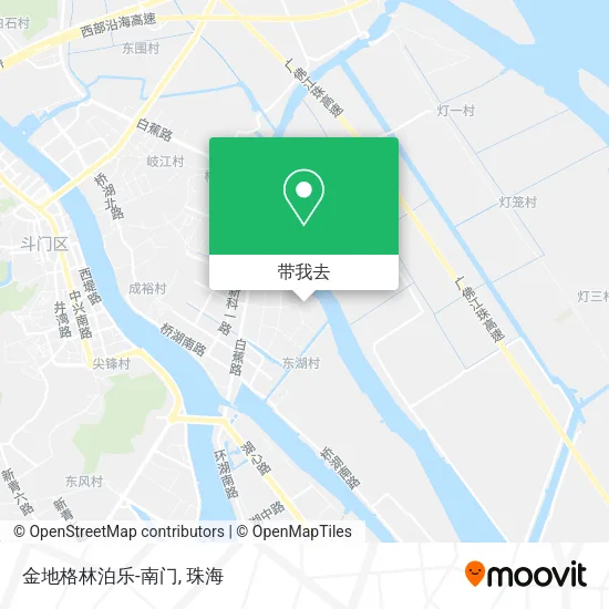 金地格林泊乐-南门地图