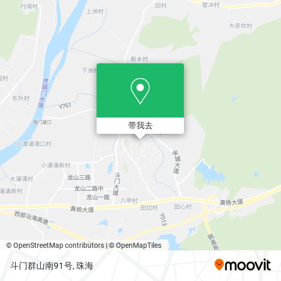 斗门群山南91号地图