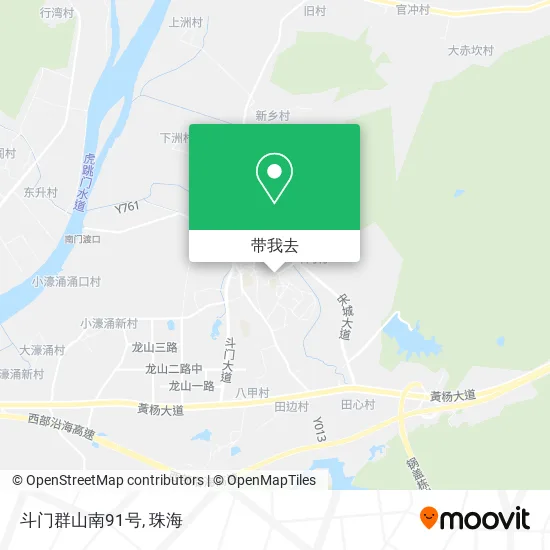 斗门群山南91号地图