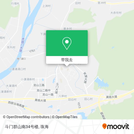 斗门群山南34号楼地图