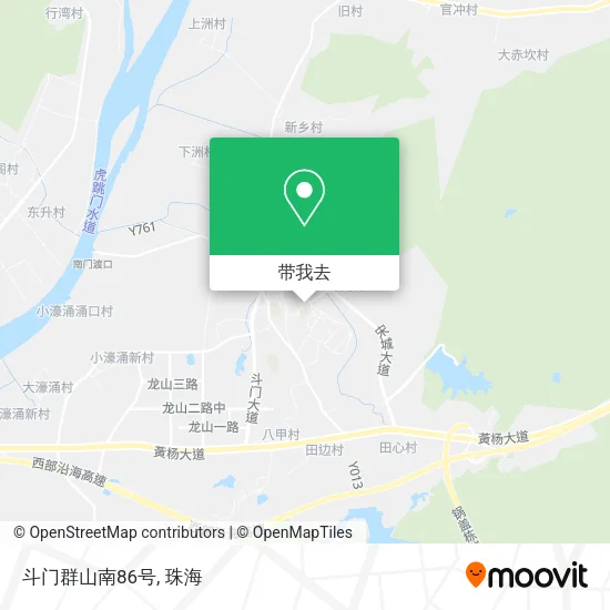 斗门群山南86号地图