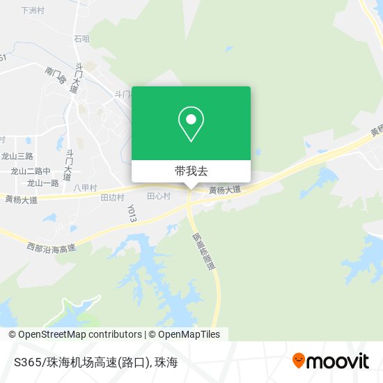 S365/珠海机场高速(路口)地图