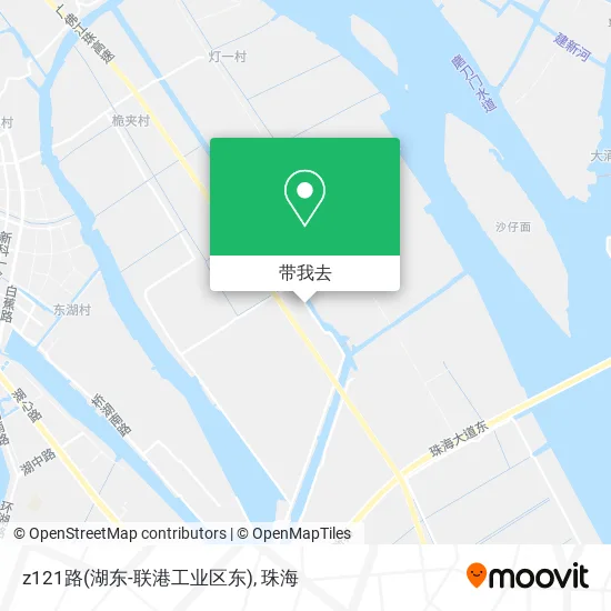z121路(湖东-联港工业区东)地图