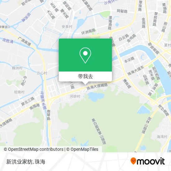 新洪业家纺地图