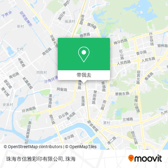 珠海市信雅彩印有限公司地图
