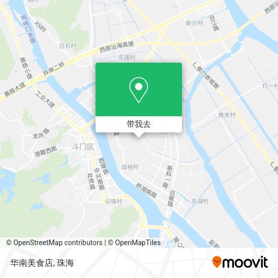 华南美食店地图