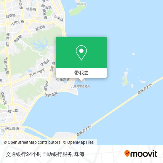 交通银行24小时自助银行服务地图