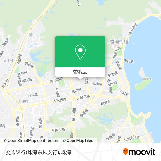 交通银行(珠海东风支行)地图