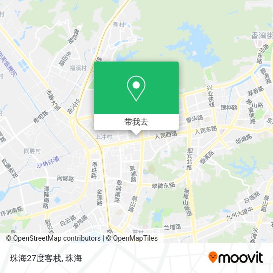 珠海27度客栈地图