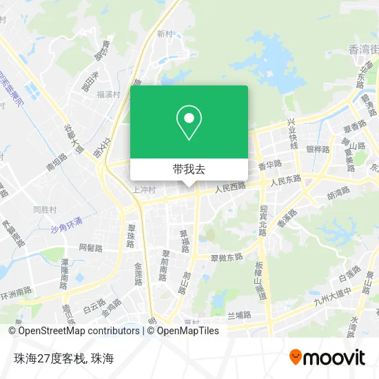 珠海27度客栈地图