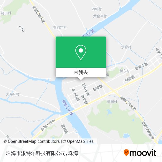 珠海市派特尓科技有限公司地图