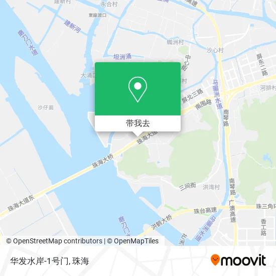 华发水岸-1号门地图