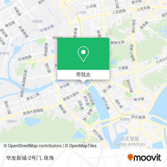 华发新城-2号门地图
