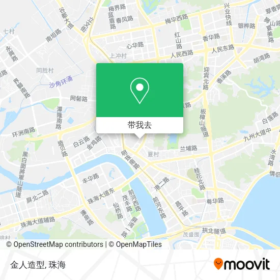 金人造型地图