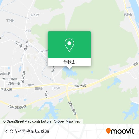 金台寺-4号停车场地图