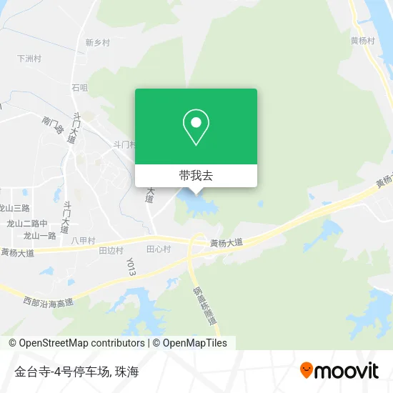 金台寺-4号停车场地图