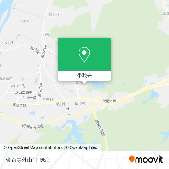 金台寺外山门地图