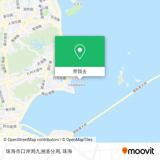 珠海市口岸局九洲港分局地图