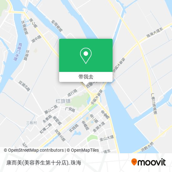康而美(美容养生第十分店)地图