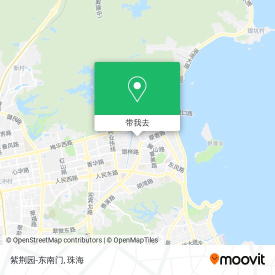 紫荆园-东南门地图