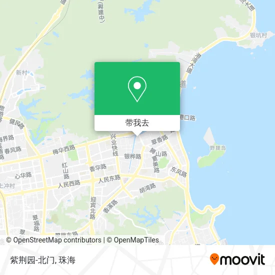 紫荆园-北门地图