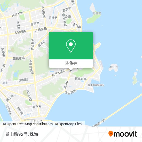 景山路92号地图