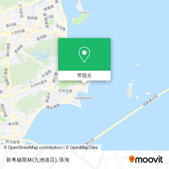 新粤穆斯林(九洲港店)地图