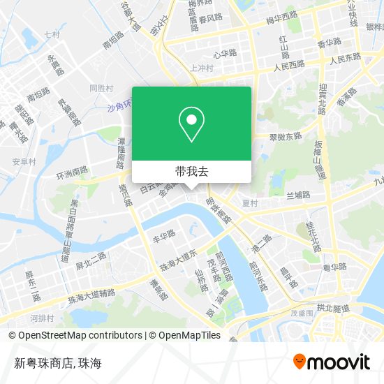 新粤珠商店地图
