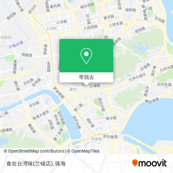 食在台湾味(兰铺店)地图