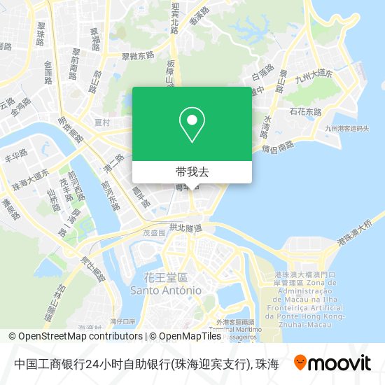 中国工商银行24小时自助银行(珠海迎宾支行)地图