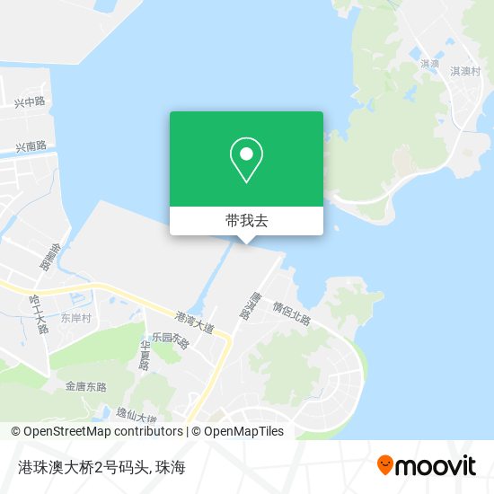 港珠澳大桥2号码头地图